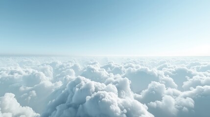 Fototapeta premium Soft smooth white clouds with pastel color of sky.For abstract background