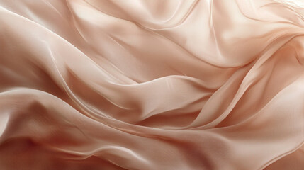 Obraz premium Cascading layers of soft, flowing fabrics dance softly, unveiling a peaceful interplay of delicate textures and subtle hues in an inviting setting