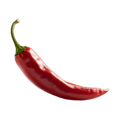 red hot chili pepper isolated on Transparent background