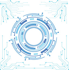 echnological background. A creative idea for your business concept