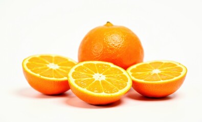 Fototapeta premium A vibrant orange splashing into water, creating a beautiful burst of citrusy energy