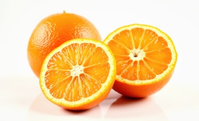 Fototapeta premium A vibrant orange splashing into water, creating a beautiful burst of citrusy energy