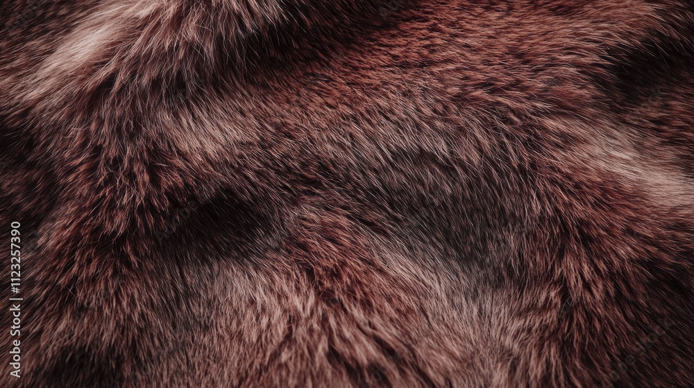 Aufkleber exploring the soft and inviting texture of mocha fur, highlighting its rich hues and luxurious feel 