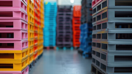 Industrial Warehouse Logistics. Exploring Innovative Pallet Storage Solutions and Advanced Supply Chain Management Techniques