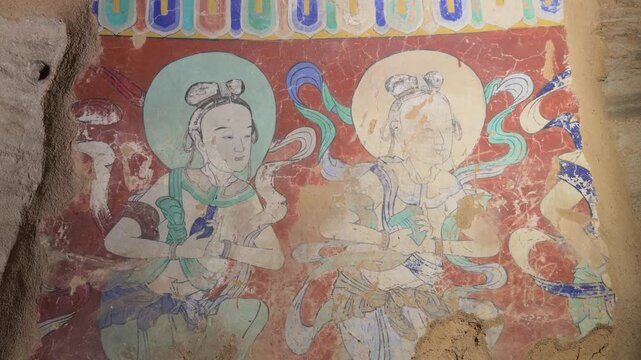 Buddhist Caves in Shanxi, China (Yungang Grottoes)