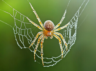 A nature macro shot of a  spider