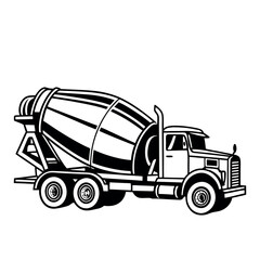 truck isolated on white