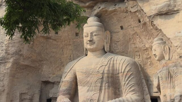 Buddhist Caves in Shanxi, China (Yungang Grottoes)