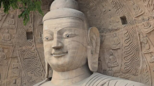 Buddhist Caves in Shanxi, China (Yungang Grottoes)