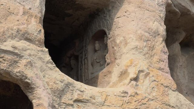 Buddhist Caves in Shanxi, China (Yungang Grottoes)