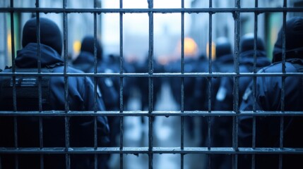 Obraz premium Press freedom challenges a worldwide examination of journalist crackdowns