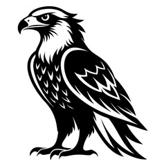 Fototapeta premium Bearded Vulture Andorra silhouette