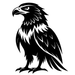 Fototapeta premium Bearded Vulture Andorra silhouette