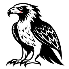 Obraz premium Bearded Vulture Andorra silhouette