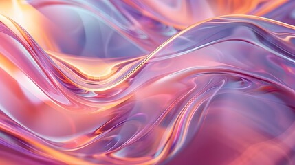Fototapeta premium A colorful, abstract painting with a pinkish hue