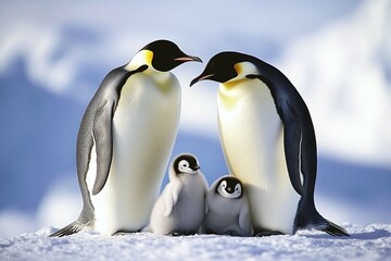 A Empire Penguin Standing Iceland
