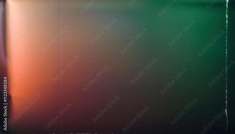 Wall mural vivid gradient of earthy orange to deep green with subtle textures and scratches. abstract art conce