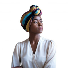 Afro Black Woman PNG Element Mulher negra afro