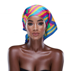 Afro Black Woman PNG Element Mulher negra afro