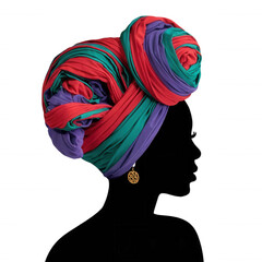 Afro Black Woman PNG Element Mulher negra afro