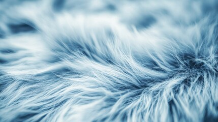 Fototapeta premium Close-up of soft, fluffy white fur texture, creating a cozy and luxurious feel.