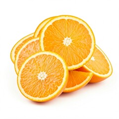 Fototapeta premium orange slice isolated on white