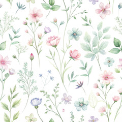 Abstract pastel background with floral pattern. Perfect for packaging, branding, textiles, wallpapers, invitations, digital design, and web graphics.