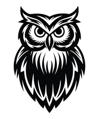 Owl vector silhouette