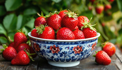 strawberries in a basket