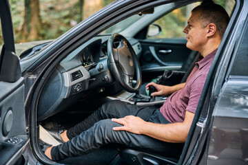 Man In Car