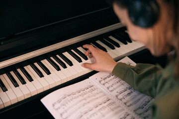Woman Playing Piano