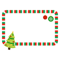 Obraz premium Christmas Frame Vector
