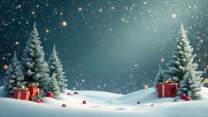 Obraz premium Versatile Festive Christmas Background for Seasonal Projects and Events