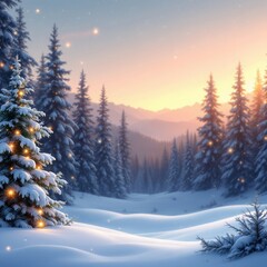 Elegant Holiday-Themed Background for Christmas and Winter Designs