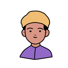 Obraz premium child in a hat