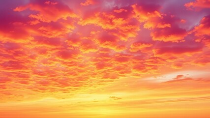 Obraz premium Abstract watercolor background with shades of orange and purple representing a stunning sunset sky, peaceful, sunset, art