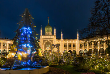 Christmas Lights in Copenhagen, Denmark