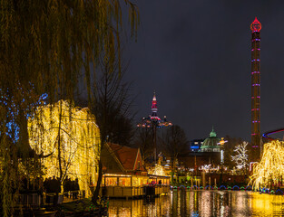 Christmas Lights in Copenhagen, Denmark
