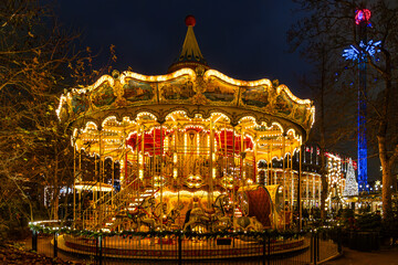 Christmas Lights in Copenhagen, Denmark