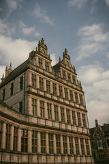 Town hall in Ghent, Flemish Region, Belgium. 