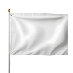3D Render White Flag Element Icon Bandeira Branca PNG 