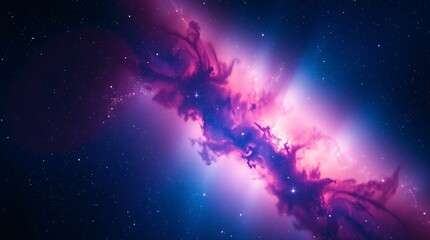 Fototapeta premium Dreamy Galaxy Background with Vibrant Colors