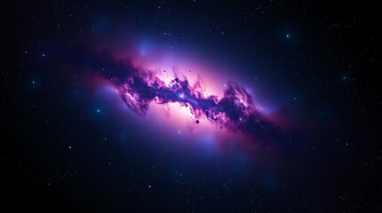 Fototapeta premium Dreamy Galaxy Background with Vibrant Colors