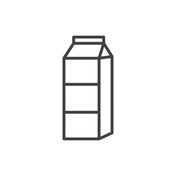 recommend clip art: Milk carton isolated icon. vector illustration.