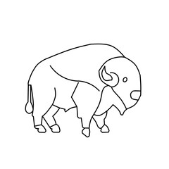 Obraz premium Buffalo illustration