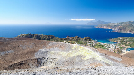 view of Vulcano island 