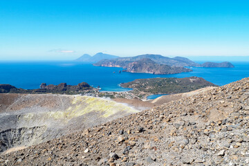 view of Vulcano island 