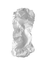 a white piece of paper on an isolated white background  png cut out