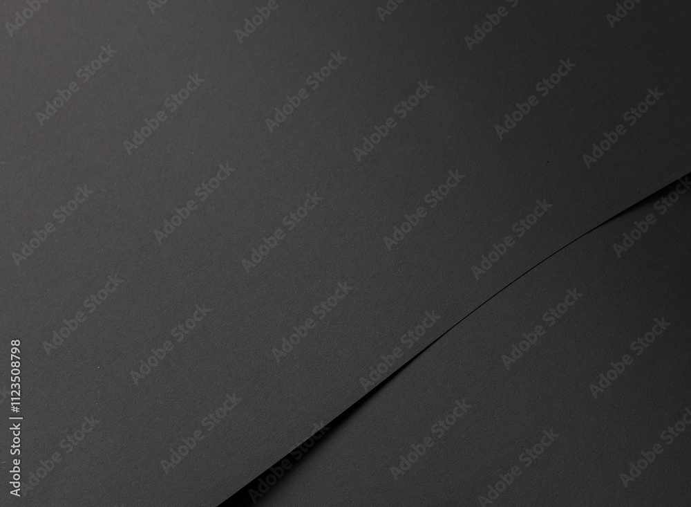Fototapete elegant black paper background with a smooth matte texture and subtle gradient. deep and rich tones