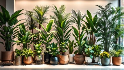 Obraz premium Modern Indoor Plants PNG Collection - High-Quality Photos